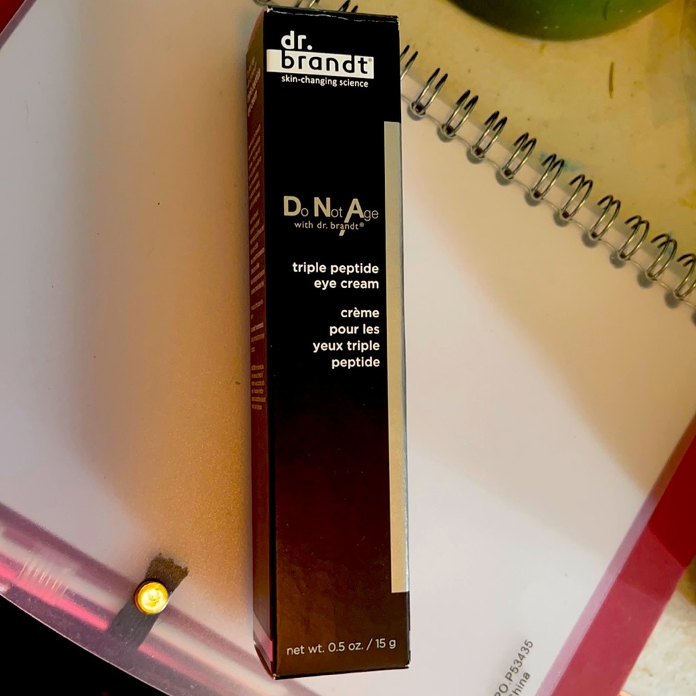 dr. Brandt.   Triple peptide eye cream